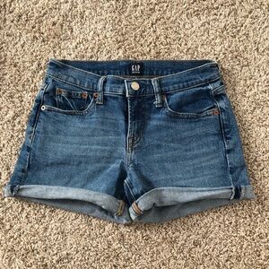 GAP Blue 3" Jean Shorts